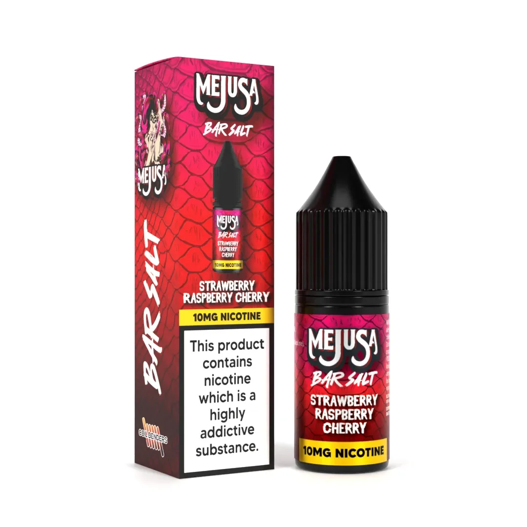 Mejusa Bar Nic Salt 10mg Strawberry Raspberry Cherry