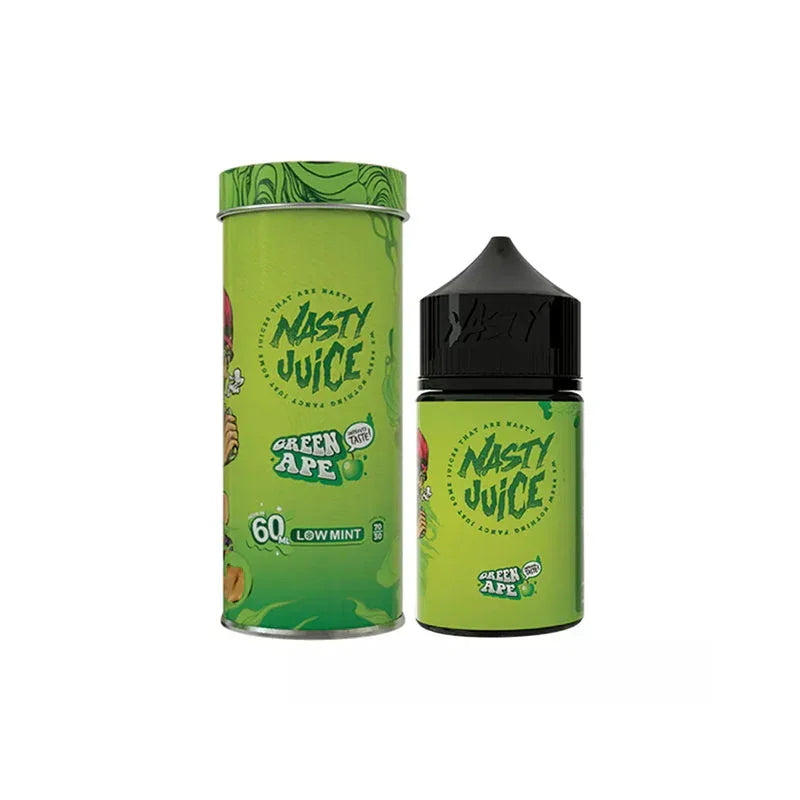 Nasty Juice 50ML Shortfill Vape Liquid Green Ape Flavour