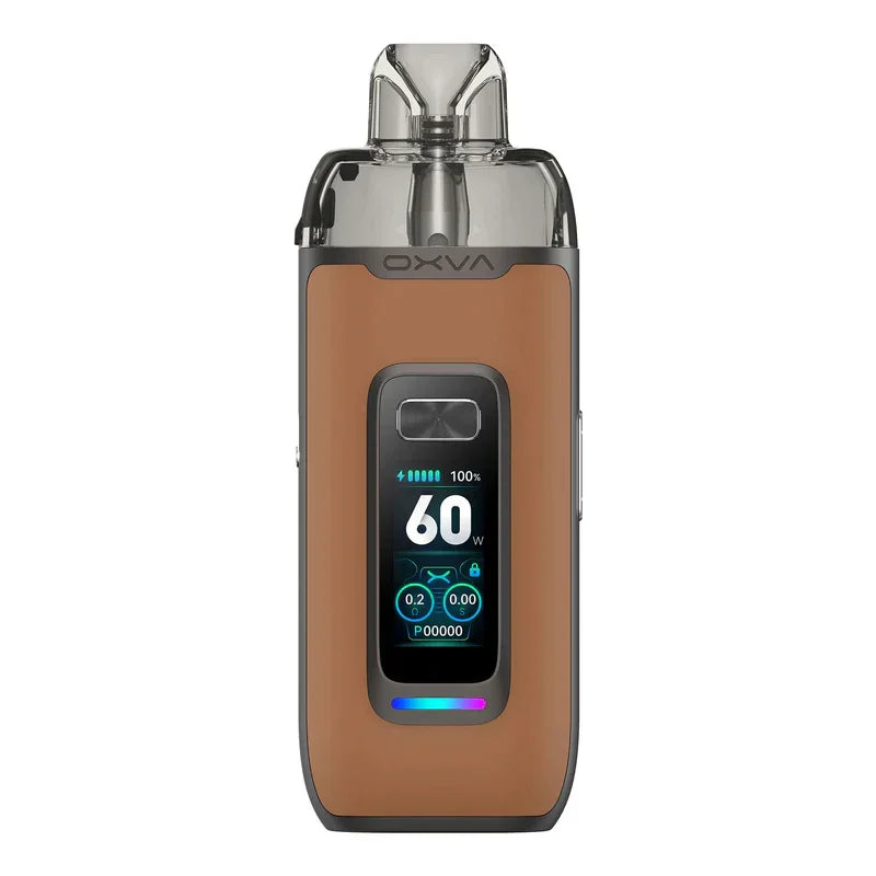 Oxva VPrime Kit Brown Leather Colour