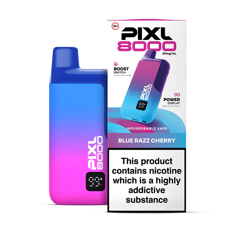 Pixl 8K Kit Blue Razz Cherry Flavours