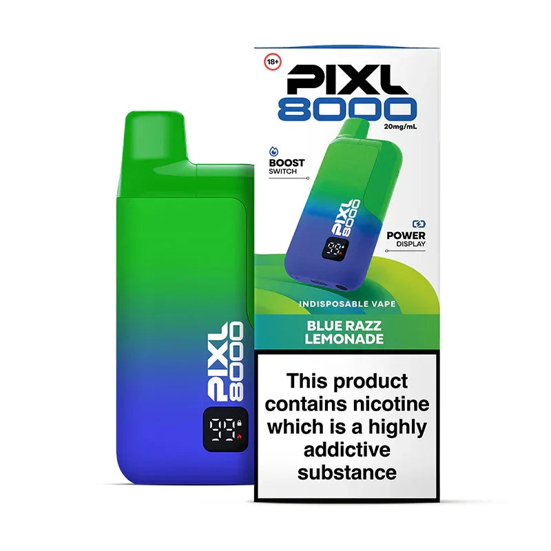 Pixl 8K Kit Blue Razz Lemonade Flavours