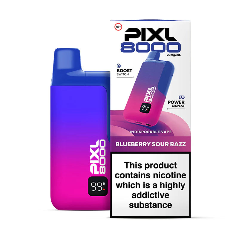 Pixl 8K Kit Blueberry Sour Razz Flavours