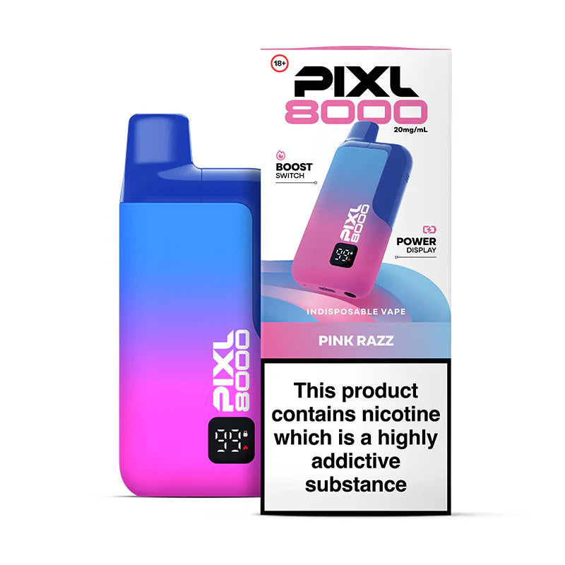 Pixl 8K Kit Pink Razz Flavours