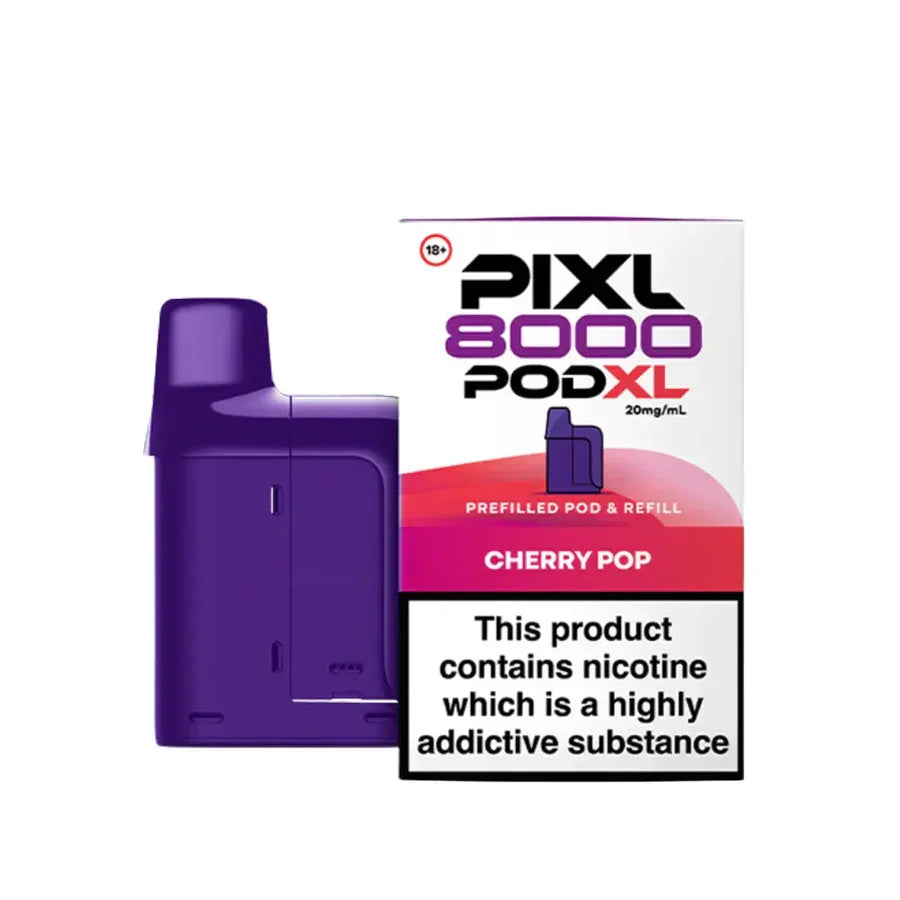 Pixl 8K Pods Cherry Pop Flavours
