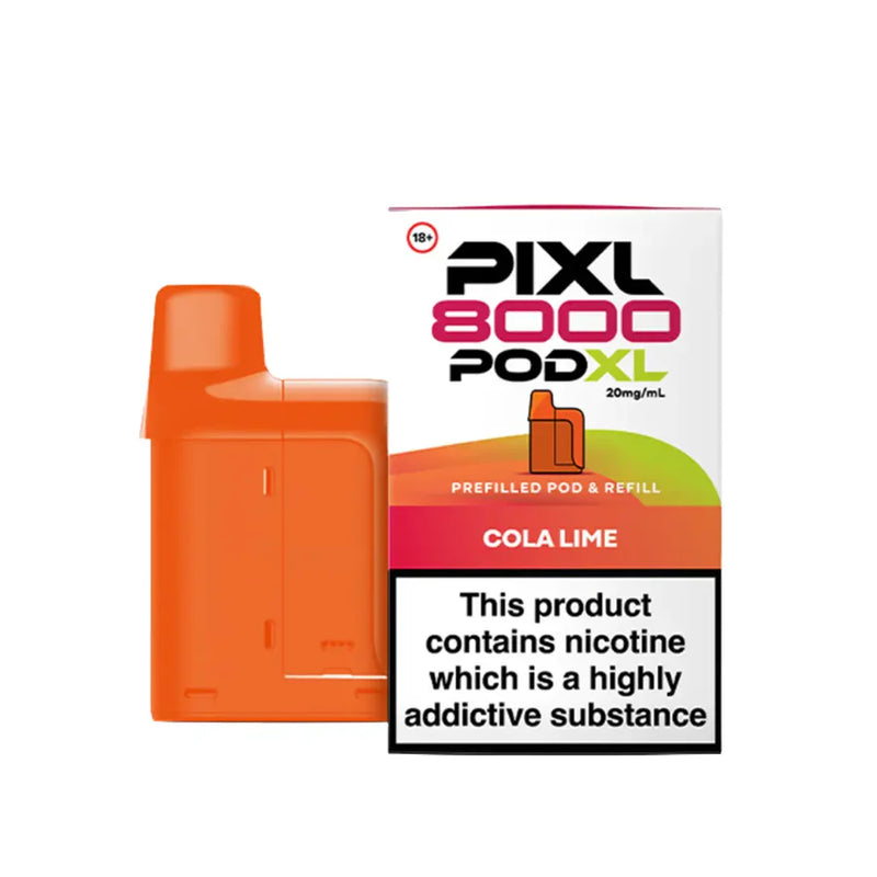 Pixl 8K Pods Cola Lime Flavours