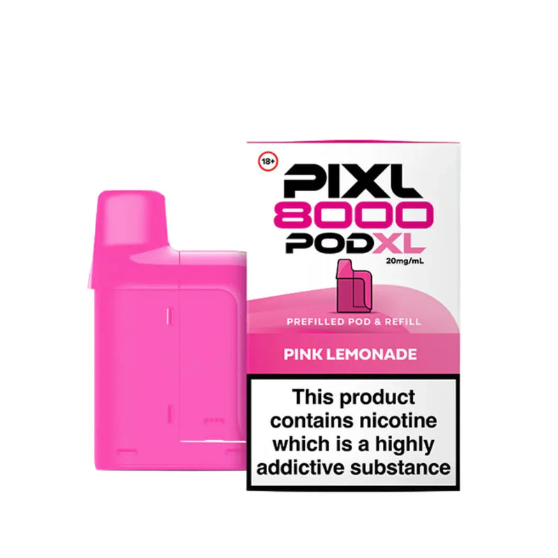 Pixl 8K Pods Pink Lemonade Flavours