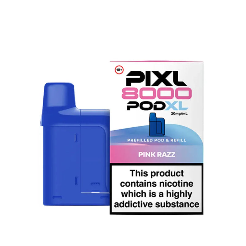 Pixl 8K Pods Pink Razz Flavours