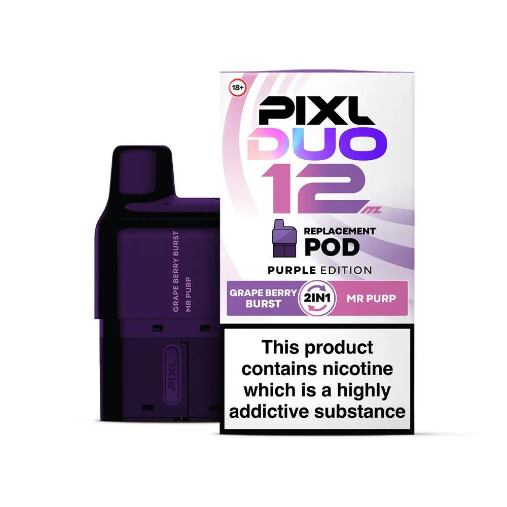 PIXL Duo 12 Vape Pods Purple Edition Flavour