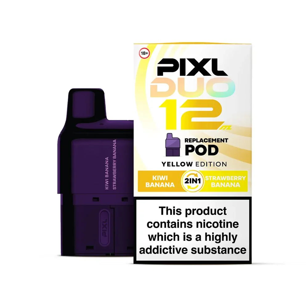 PIXL Duo 12 Vape Pods Yellow Edition Flavour