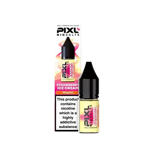 PIXL Nic Salts Strawberry Ice Cream Flavour