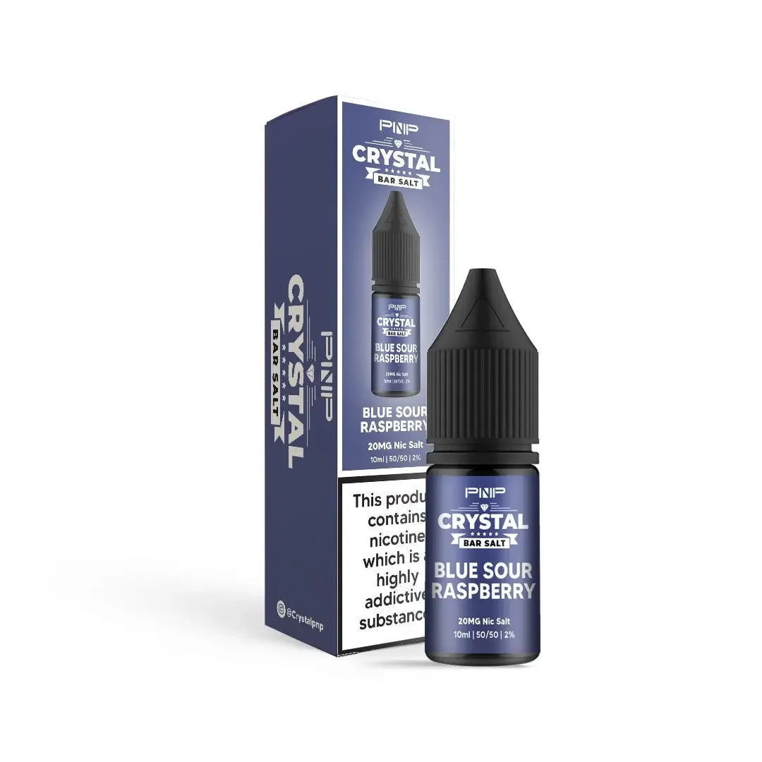 Pnp Crystal Nicotine Salt Vape Juice Blue Sour Raspberry Flavour