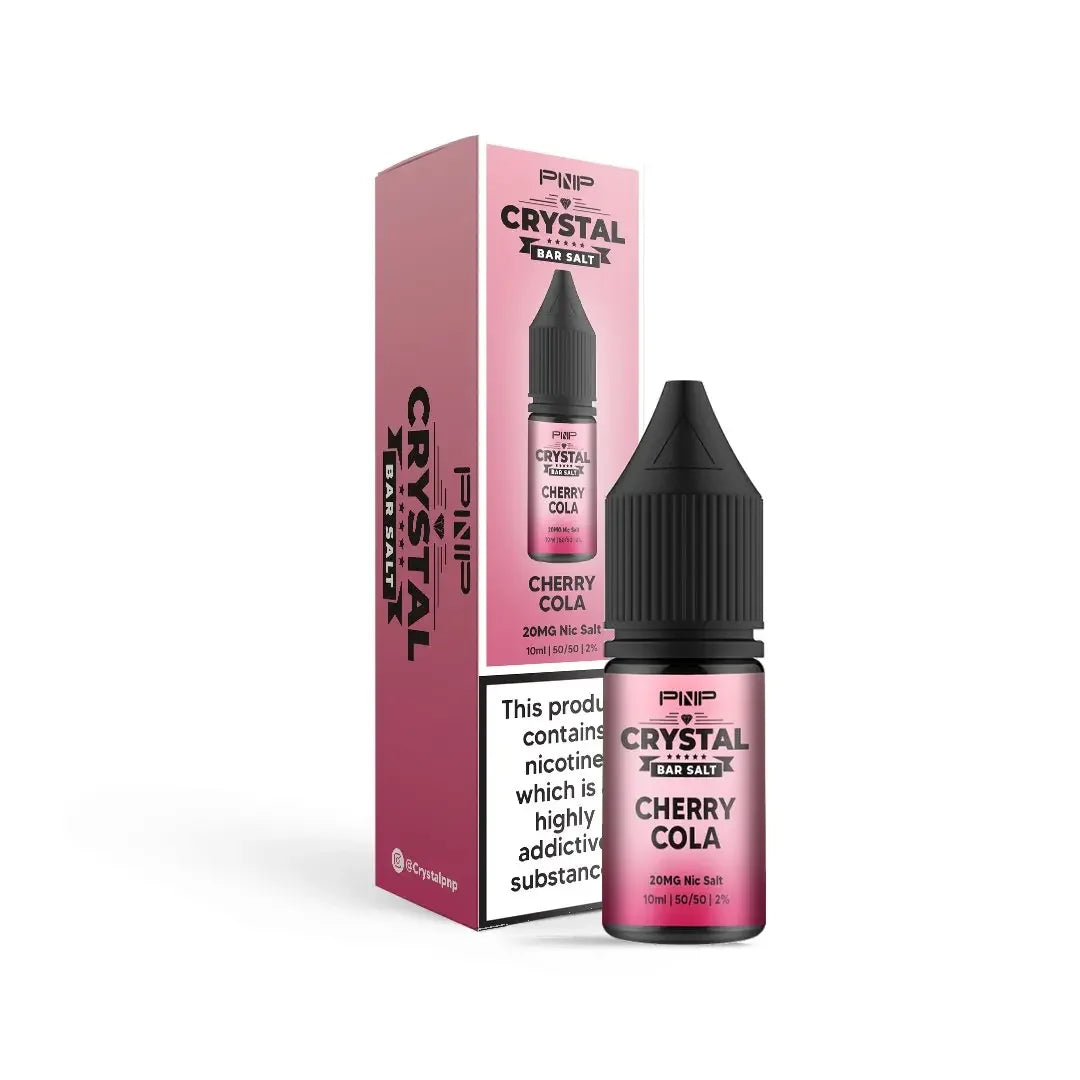 Pnp Crystal Nicotine Salt Vape Juice Cherry Cola Flavour