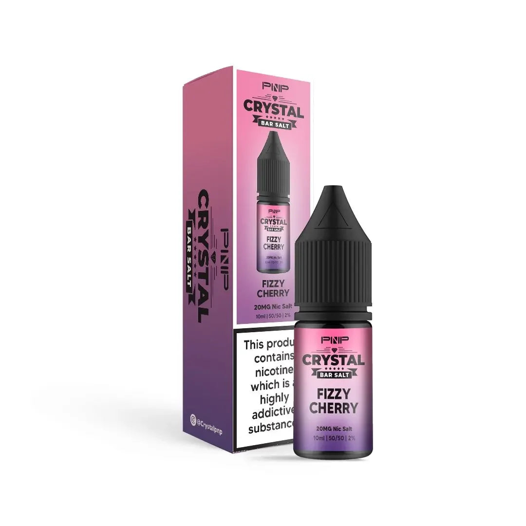 Pnp Crystal Nicotine Salt Vape Juice Fizzy Cherry Flavour