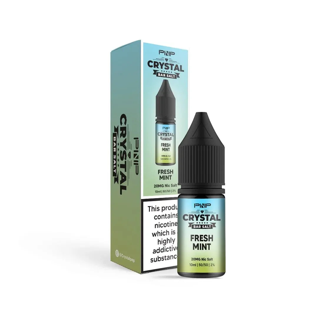 Pnp Crystal Nicotine Salt Vape Juice Fresh Mint Flavour