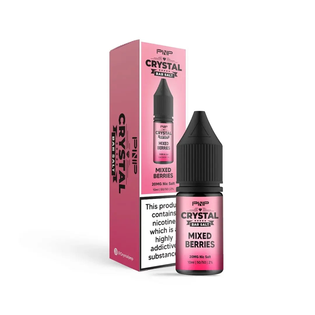 Pnp Crystal Nicotine Salt Vape Juice Mixed Berries Flavour