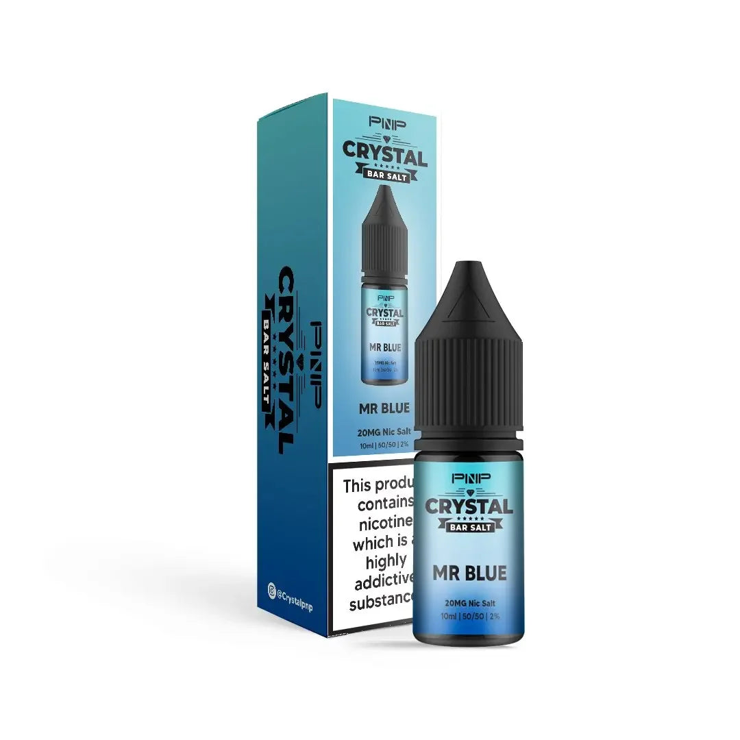 Pnp Crystal Nicotine Salt Vape Juice Mr Blue Flavour