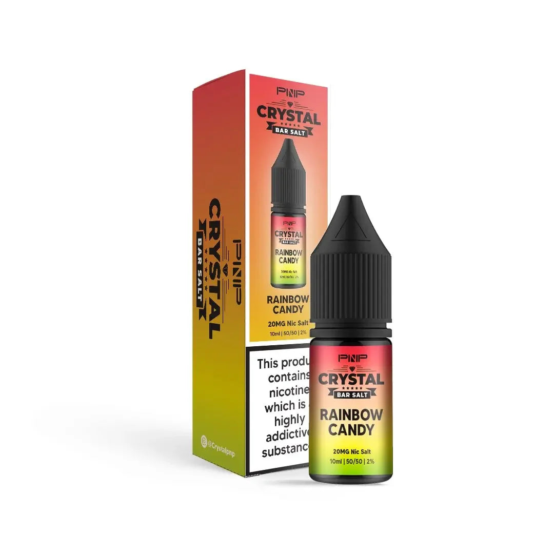 Pnp Crystal Nicotine Salt Vape Juice Rainbow Candy Flavour