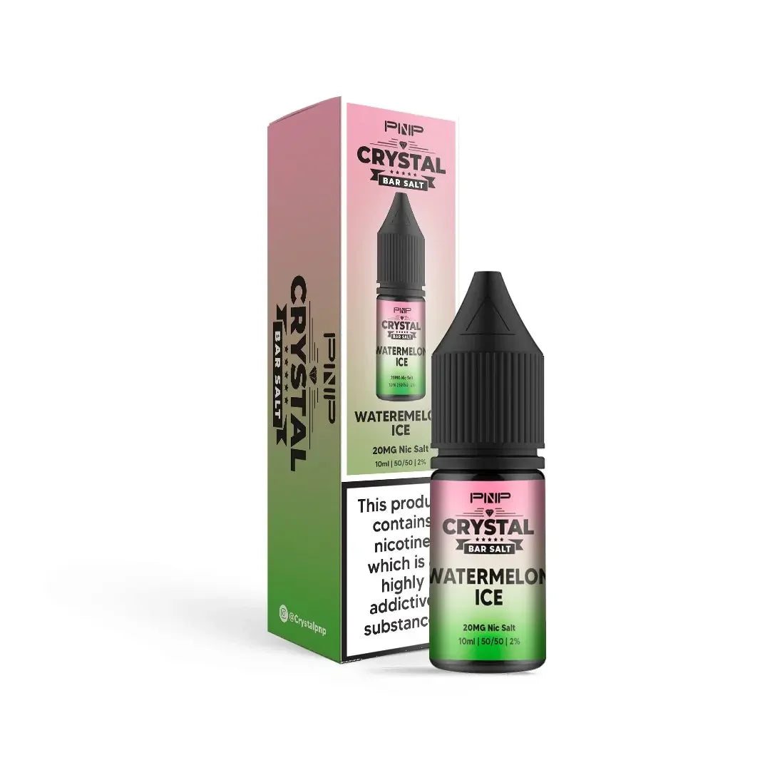 Pnp Crystal Nicotine Salt Vape Juice Watermelon Ice Flavour