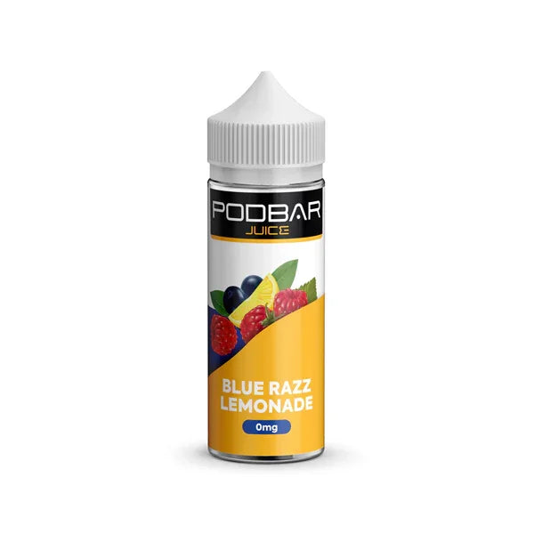 Pod Bar Juice By Kingston Vape Liquid Blue Razz Lemonade Flavour