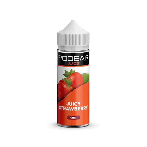 Pod Bar Juice By Kingston Vape Liquid Juicy Straw Flavour