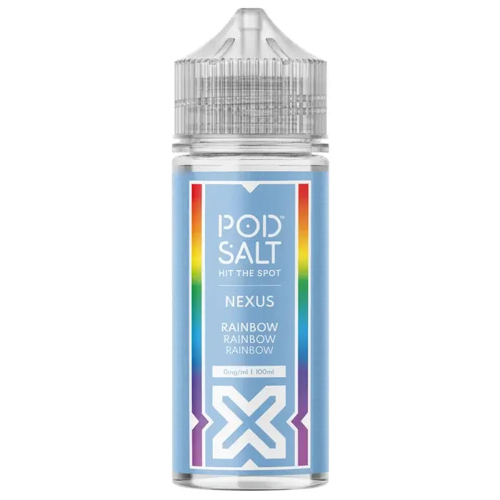 Pod Salt Nexus 100ML Shortfill Vape Juice Rainbow Rainbow Flavour