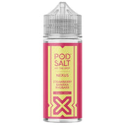 Pod Salt Nexus 100ML Shortfill Vape Juice Strawberry Banana Rhubarb Flavour