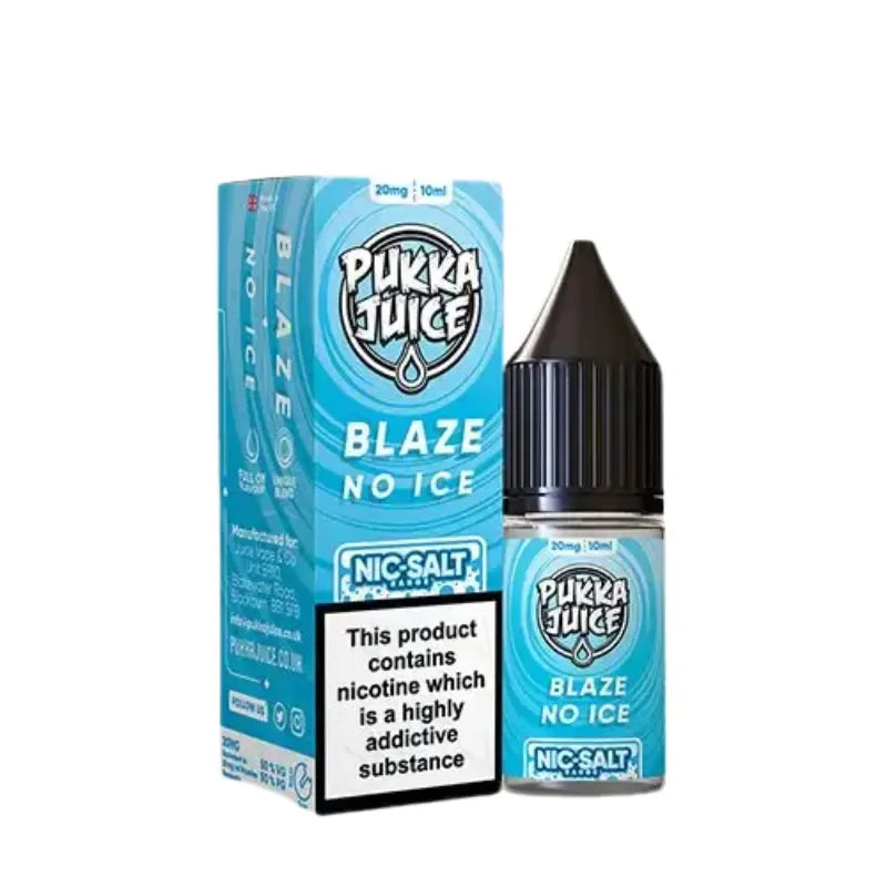 Pukka Juice Nic Salt E-Juice Blaze No Ice Flavour