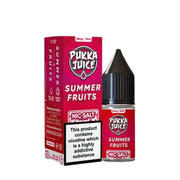 Pukka Juice Nic Salt E-Juice Summer Fruits Flavour