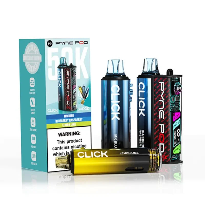 Pyne Pod Click 50K Vape Kit - 10.99 Any 3 For 30 Pyne Pod Click 50K Vape Kit - 10.99 Any 3 For 30