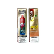 Randm Tornado 9000 Puffs Banana Custard Flavour