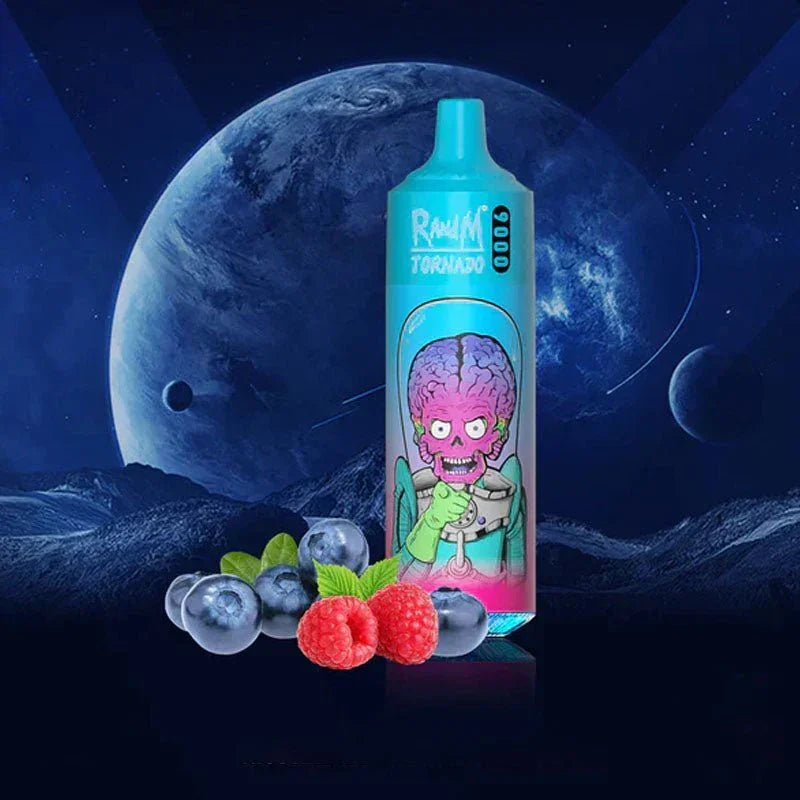 Randm Tornado 9000 Puffs Blueberry Raspberry Flavour