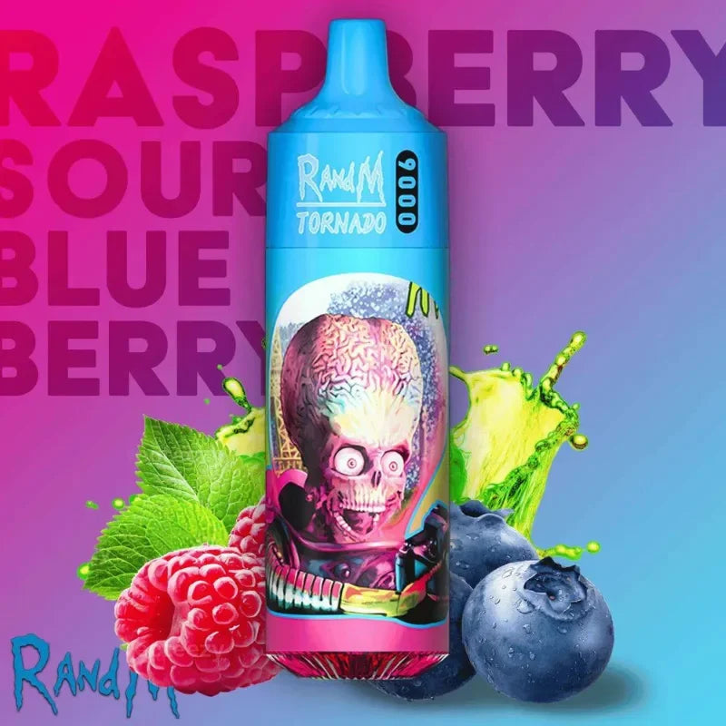 Randm Tornado 9000 Puffs Blueberry Sour Raspberry Flavour