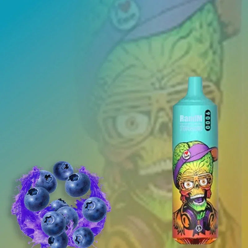 Randm Tornado 9000 Puffs Bluelicious Ice Flavour