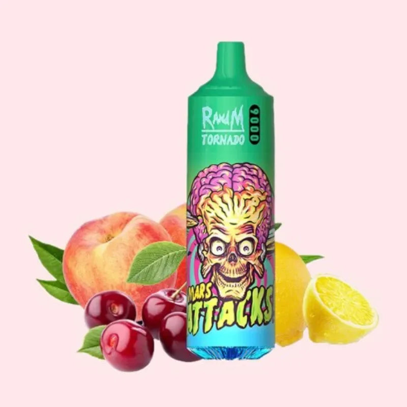 Randm Tornado 9000 Puffs Cherry Peach Lemonade Flavour