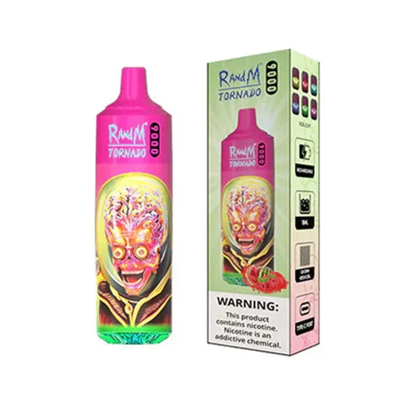 Randm Tornado 9000 Puffs Raspberry Watermelon Flavour
