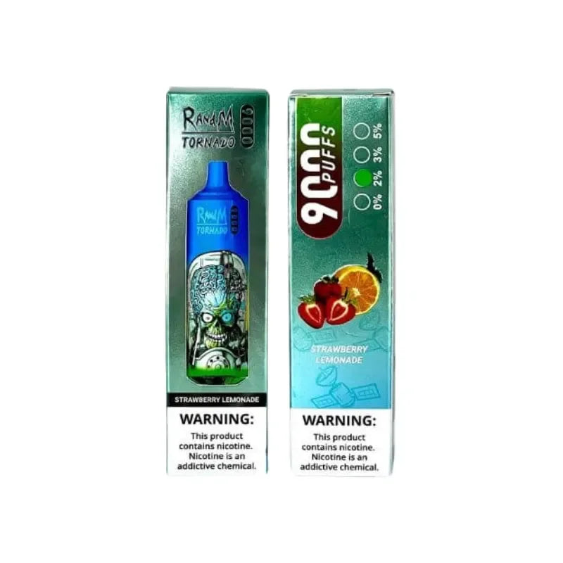Randm Tornado 9000 Puffs Strawberry Lemonade  Flavour