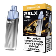 Relx 12 Ultra Pod Vape Kit Pineapple Ice Flavour
