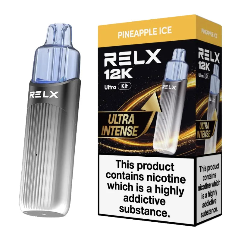 Relx 12 Ultra Pod Vape Kit Pineapple Ice Flavour