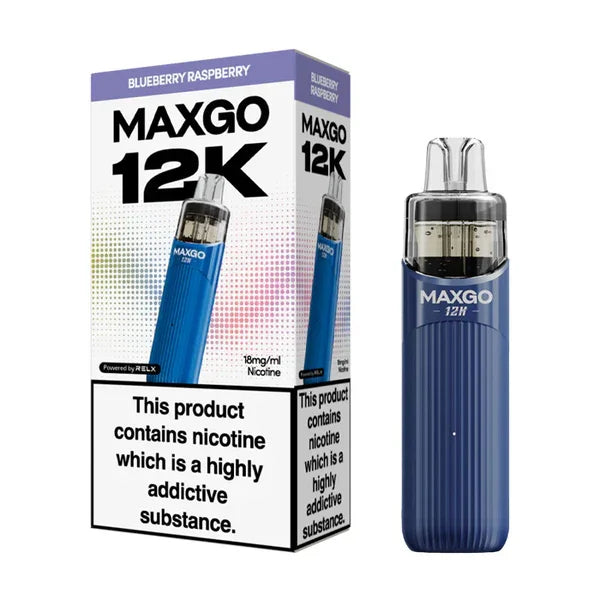 Relx Maxgo 12k Refill Kit Blueberry Raspberry Flavour