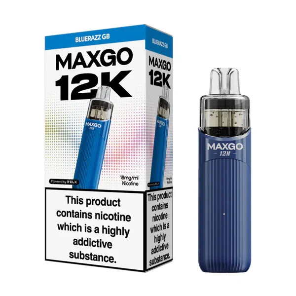 Relx Maxgo 12k Refill Kit Bluerazz Gummy Bear Flavour