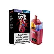 Relx Maxgo Combo 33K Blueberry Cherry Cranberry & Grape Bubblegum Flavour