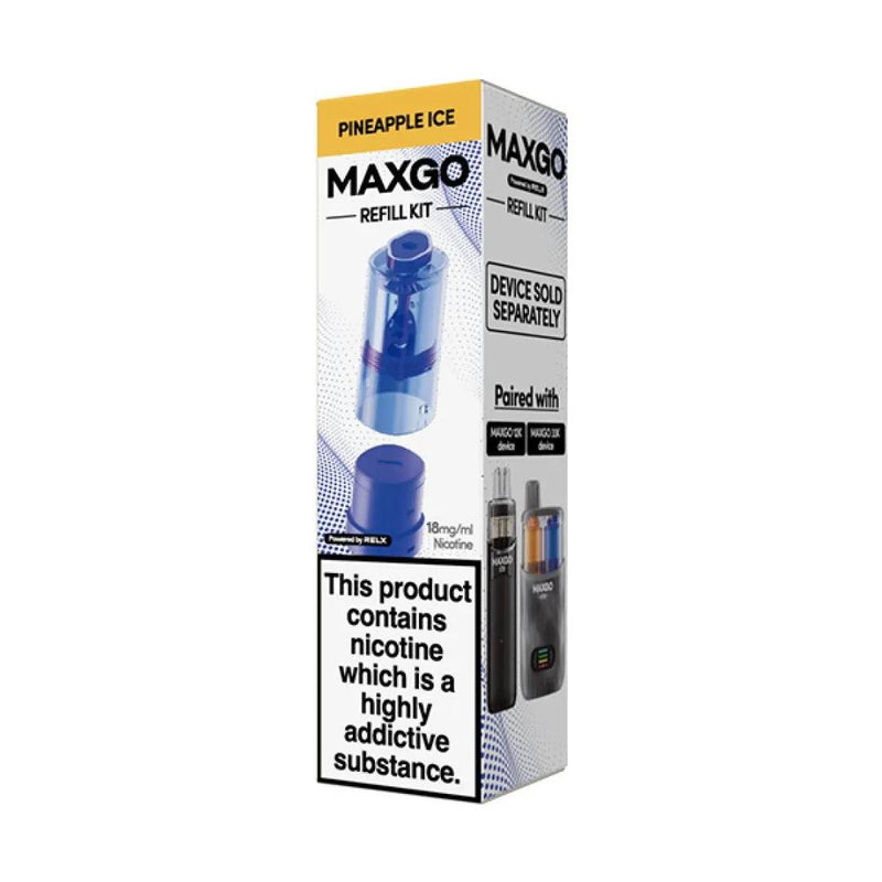 Relx Maxgo 33K Prefilled Pod Pineapple Ice