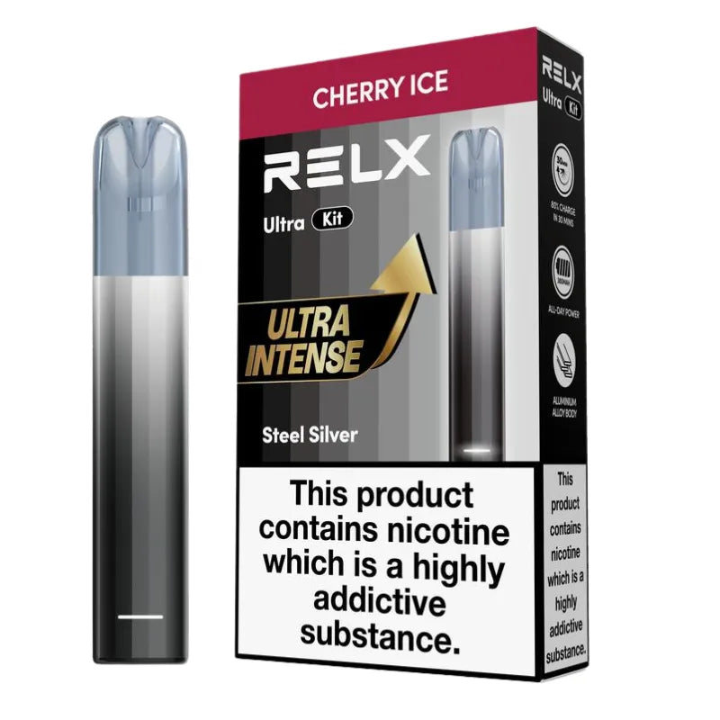 Relx Ultra Vape Kit Cherry Ice Flavour