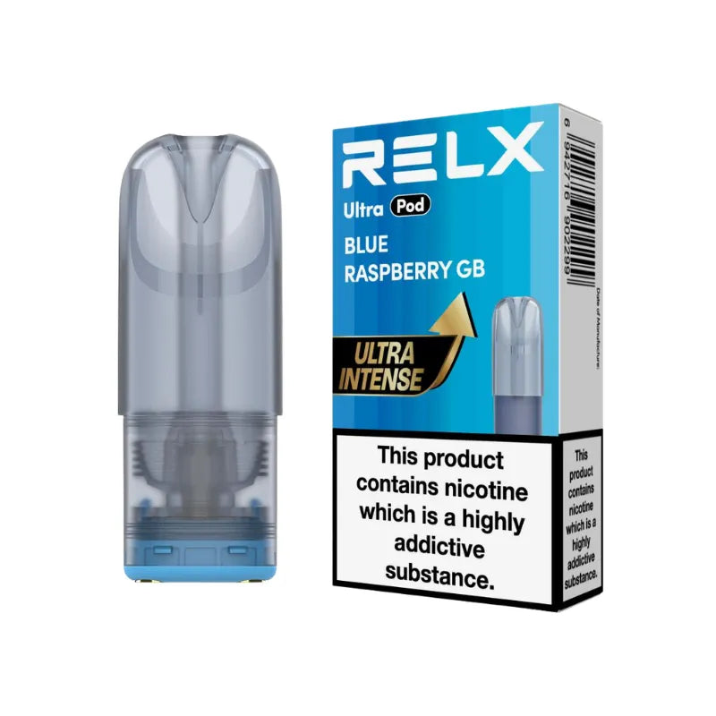 Relx Ultra Vape Pods Blue Raspberry GB Flavour