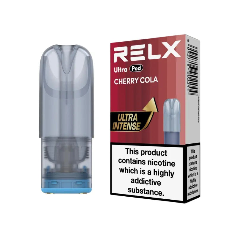 Relx Ultra Vape Pods Cherry Cola Flavour