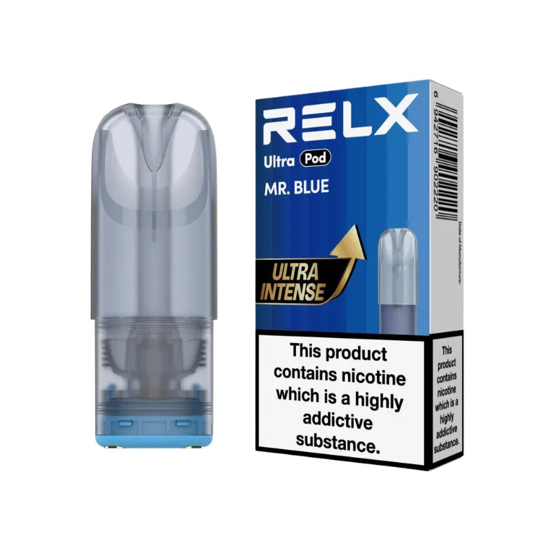 Relx Ultra Vape Pods Mr Blue Flavour