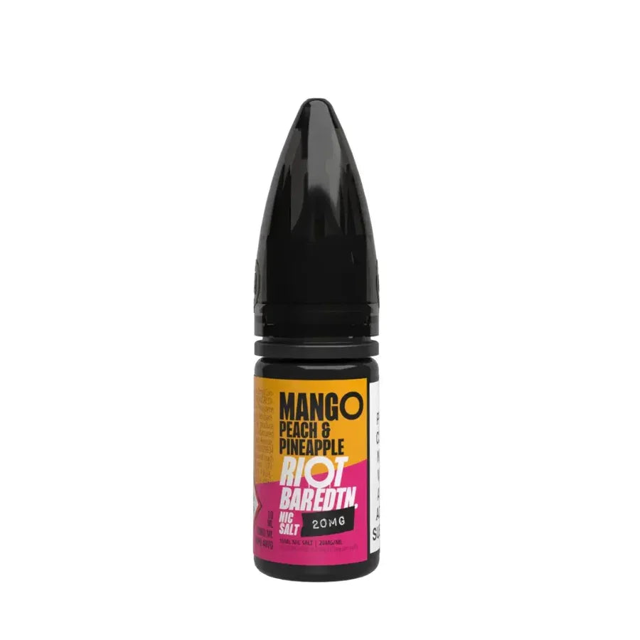 Riot Bar Edition Nicotine Salt Mango Peach and Pineapple