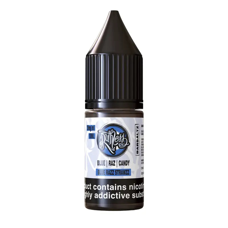 Ruthless Bar Saltz Nicotine Salt E-liquid Blue Razz Strawzz