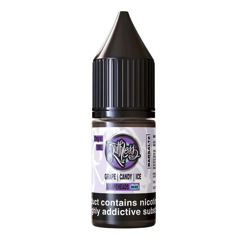 Ruthless Bar Saltz Nicotine Salt E-liquid Grape Heads on Ice 