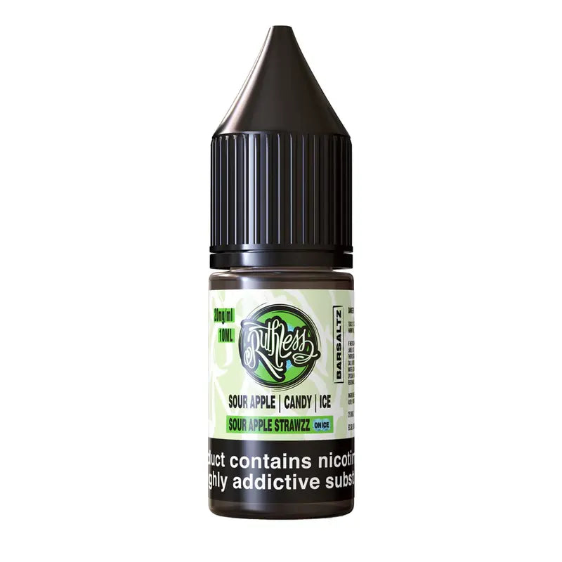 Ruthless Bar Saltz Nicotine Salt E-liquid Sour Apple Strawzz on Ice